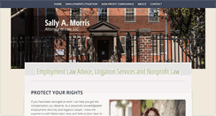 Desktop Screenshot of morrisemploymentlaw.com