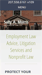 Mobile Screenshot of morrisemploymentlaw.com