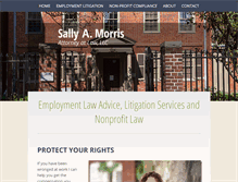 Tablet Screenshot of morrisemploymentlaw.com